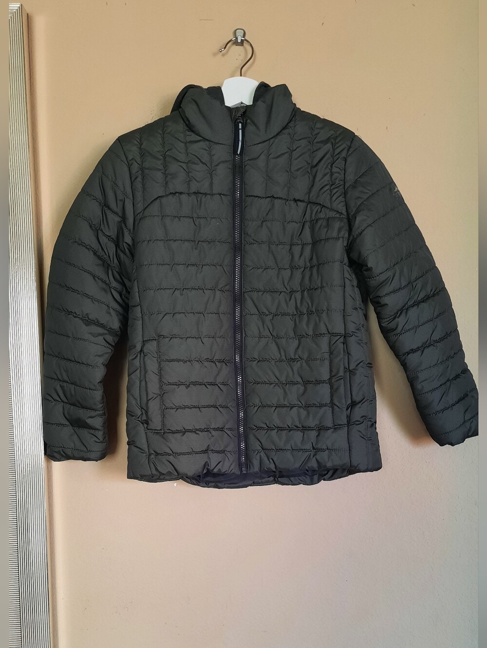 Kids Pacific Trail Black Quilted Puffer Jacket